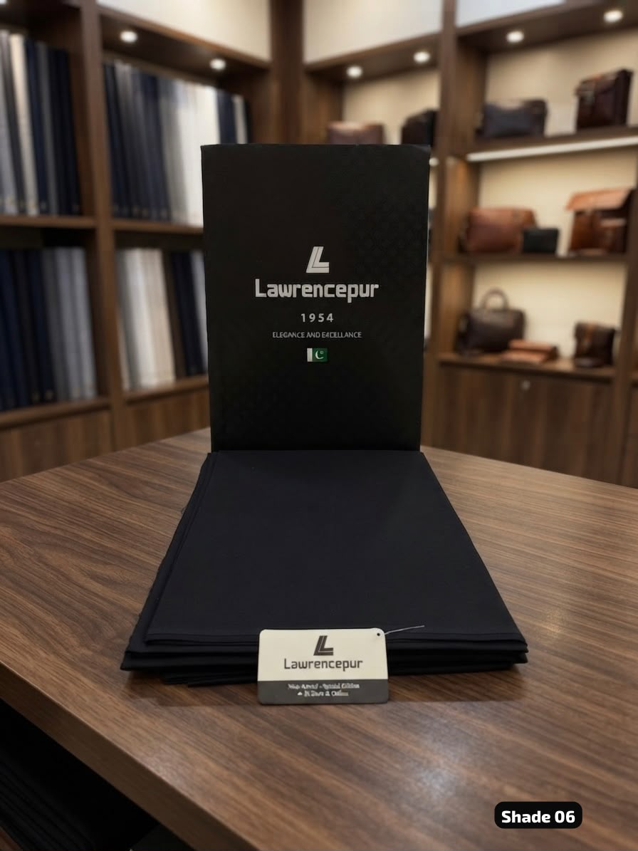 Lawrencepur Premium Egyptian Soft Cotton gents complete suit shade 06