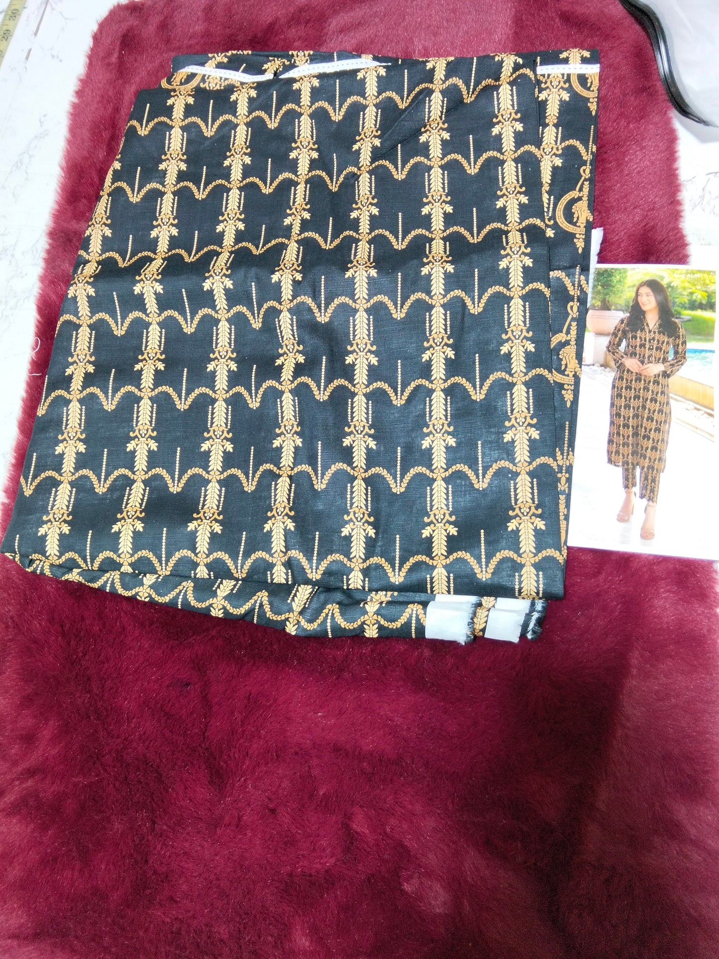 Sale printed khaddar 2pc shirt and trouser winter