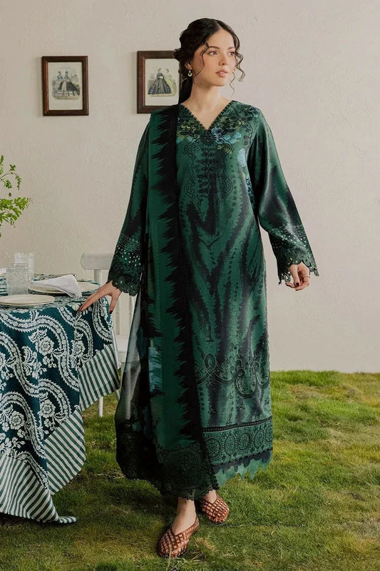 Nureh gardenia luxury embroidered 3pc