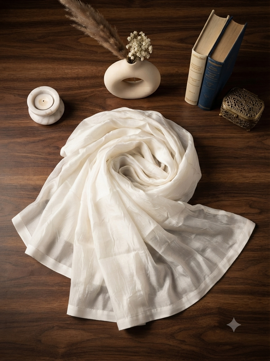 Sale pure medium silk Duppata dyeable