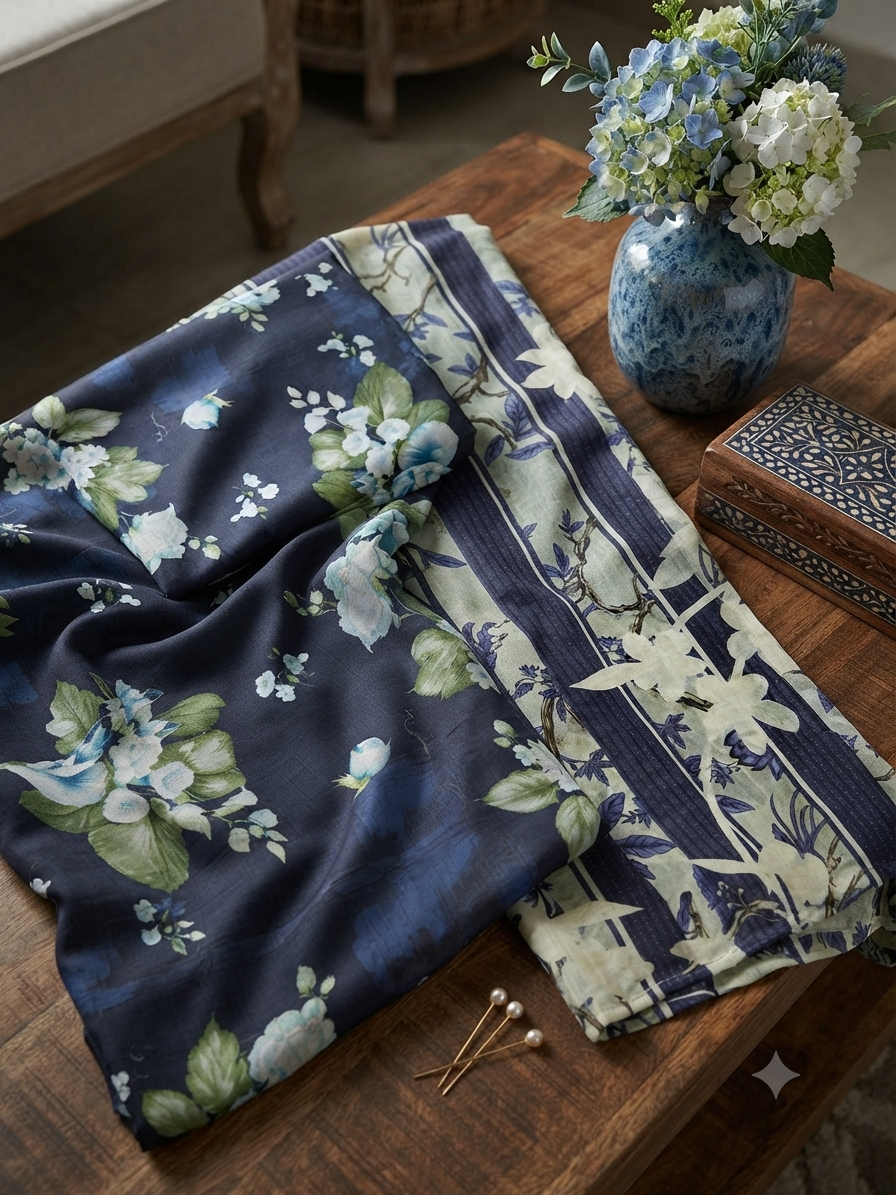 Sale Elaf printed lawn 2pc shirt and dupatta