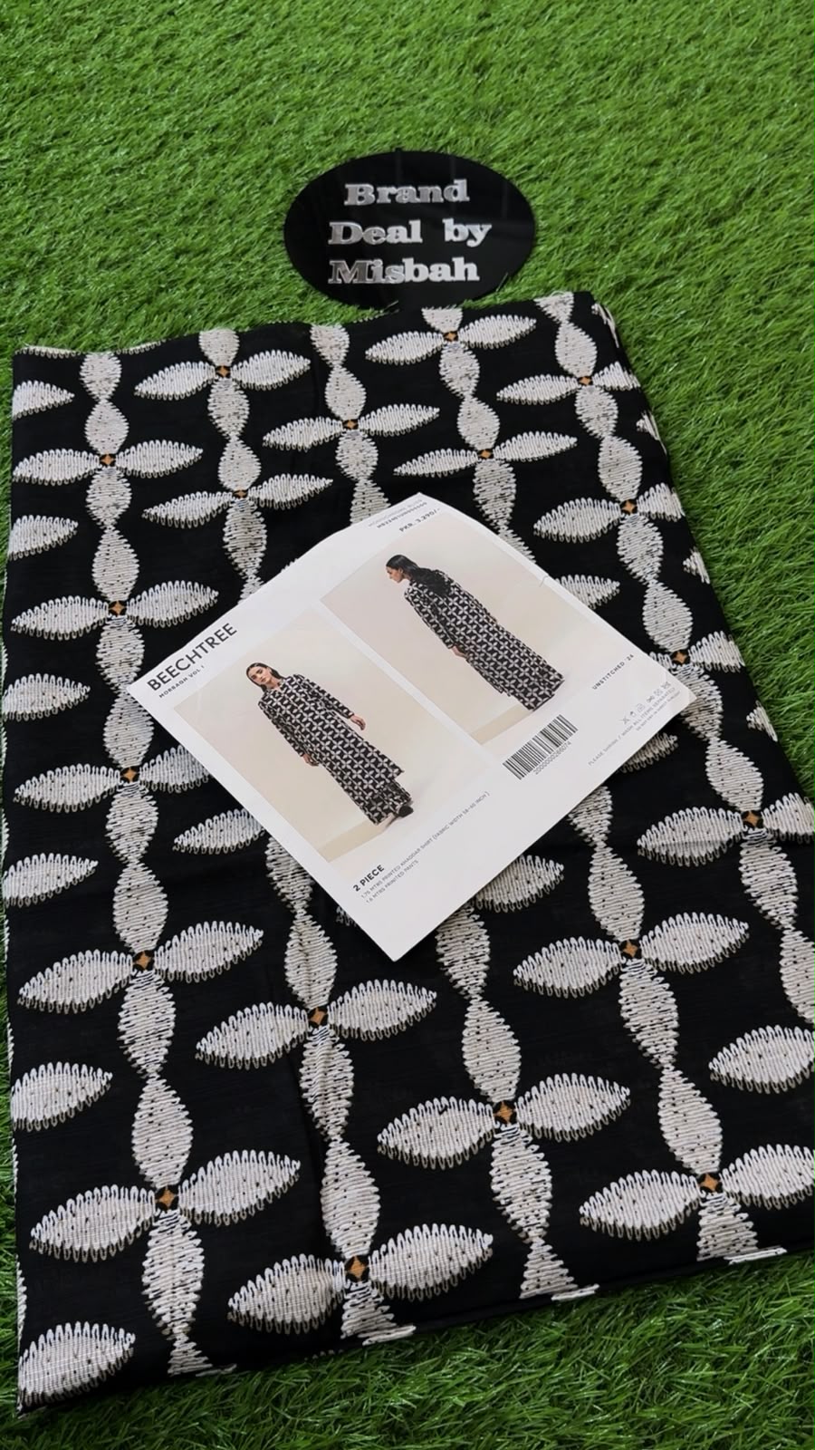 Beechtree printed khadar 2pc