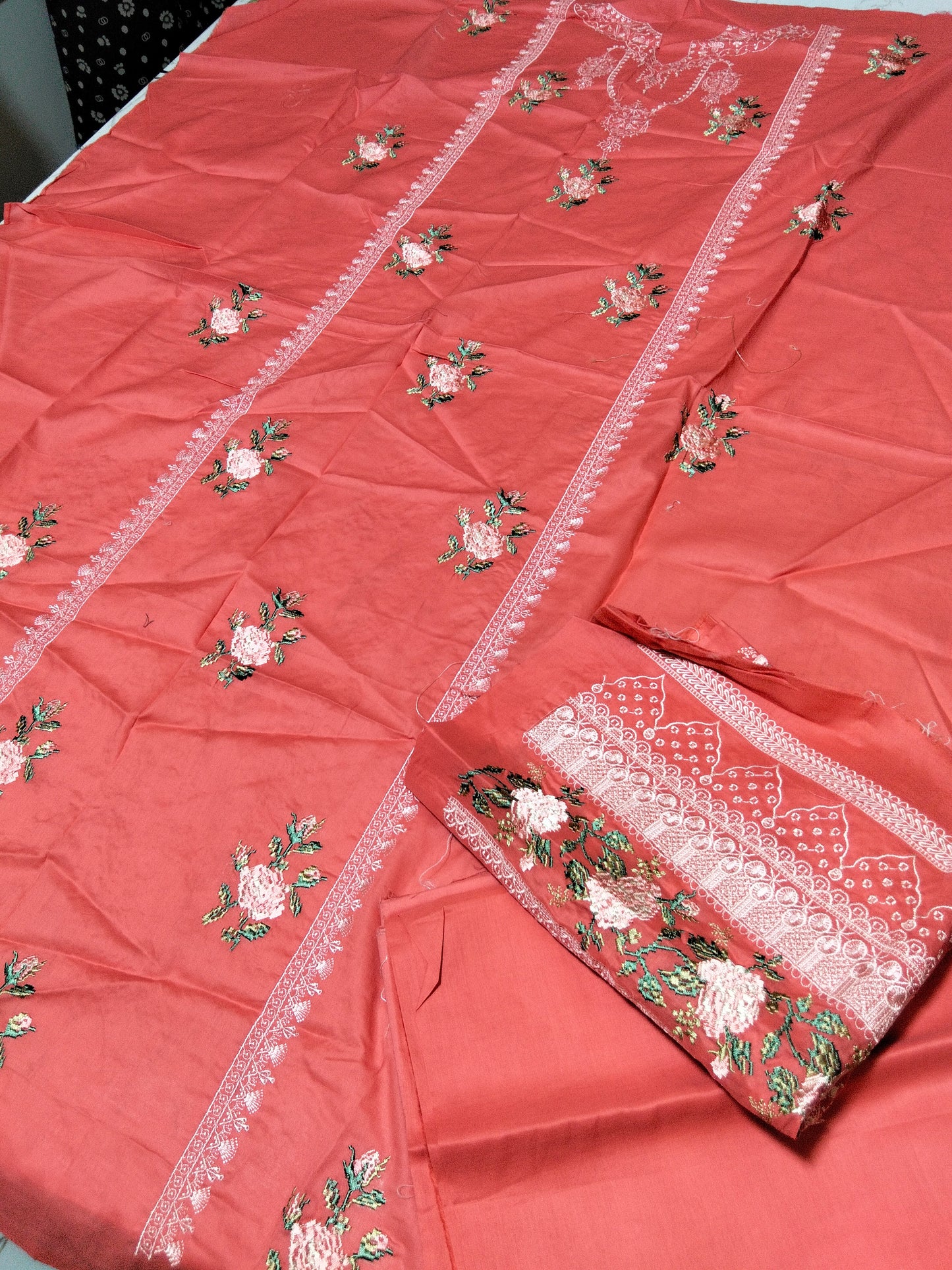 Sale Gul Ahmed embroided lawn 2pc shirt and trouser