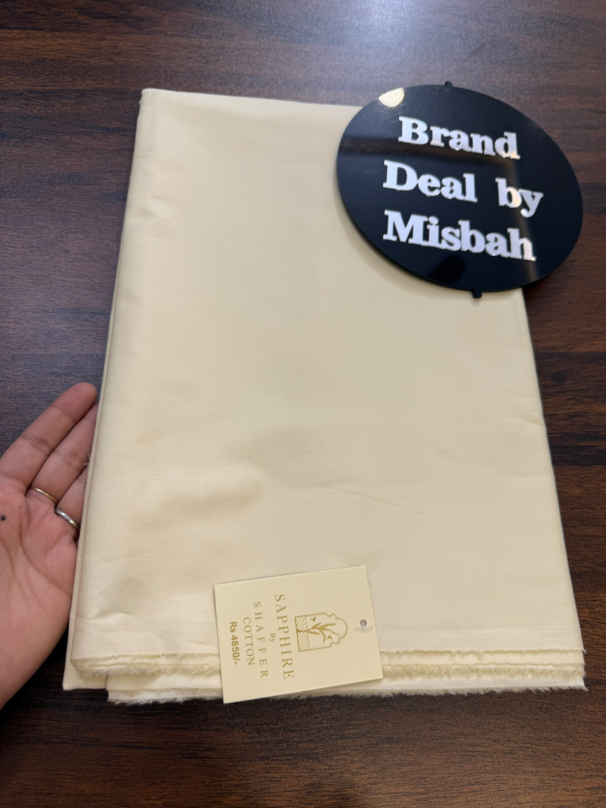 💯 percent original sapphire pure premium cotton 4 season 2 pc fabric