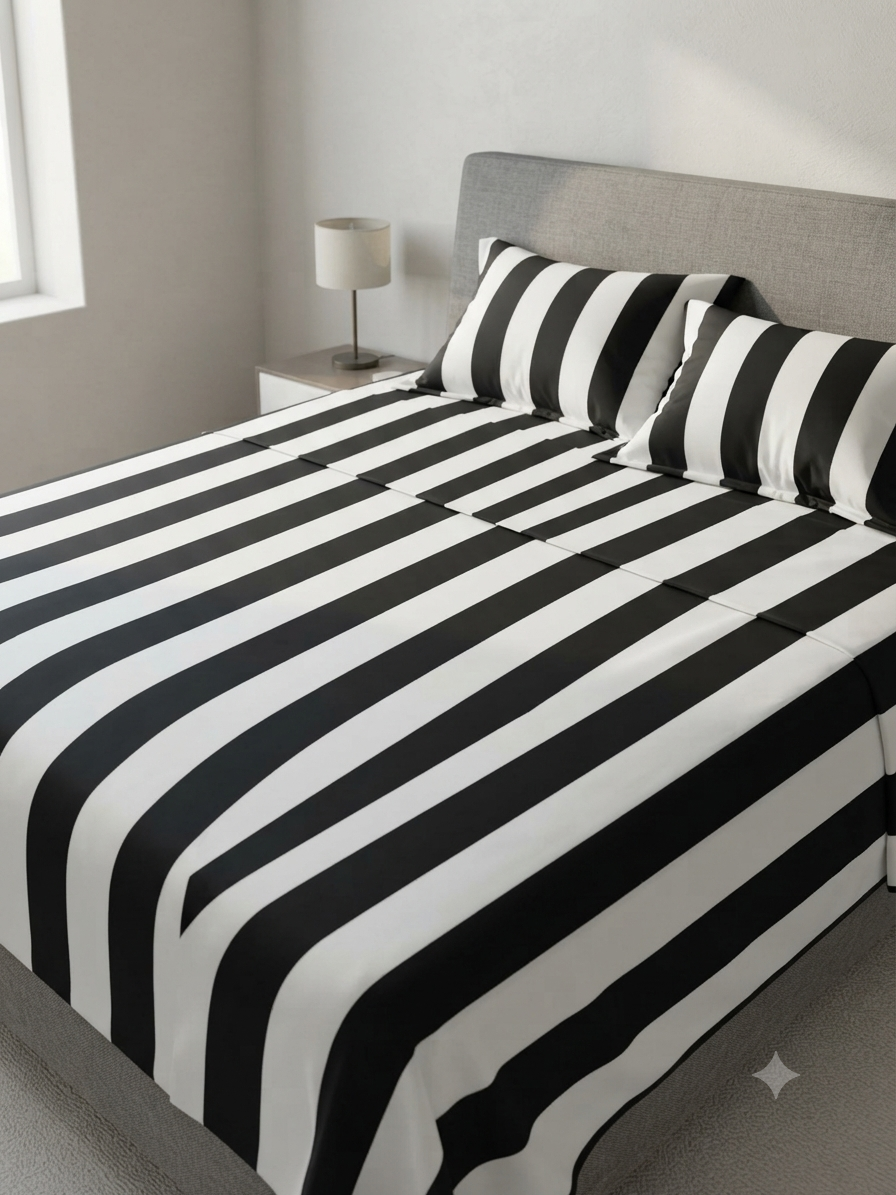 Sale nishat  cotton fabric bed sheet with 2 pilow covers
