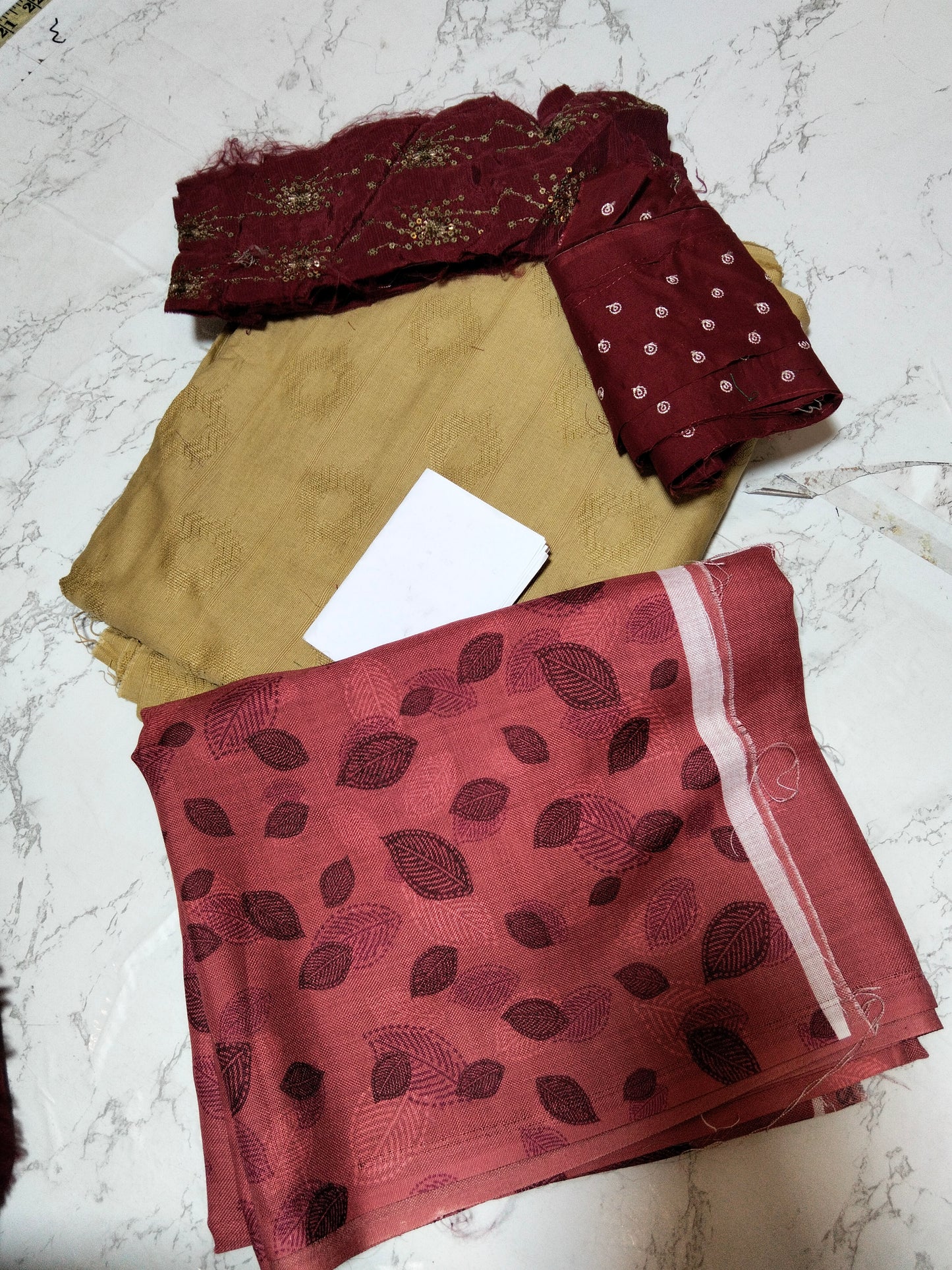 Khadar 2 pc with shawl and patches