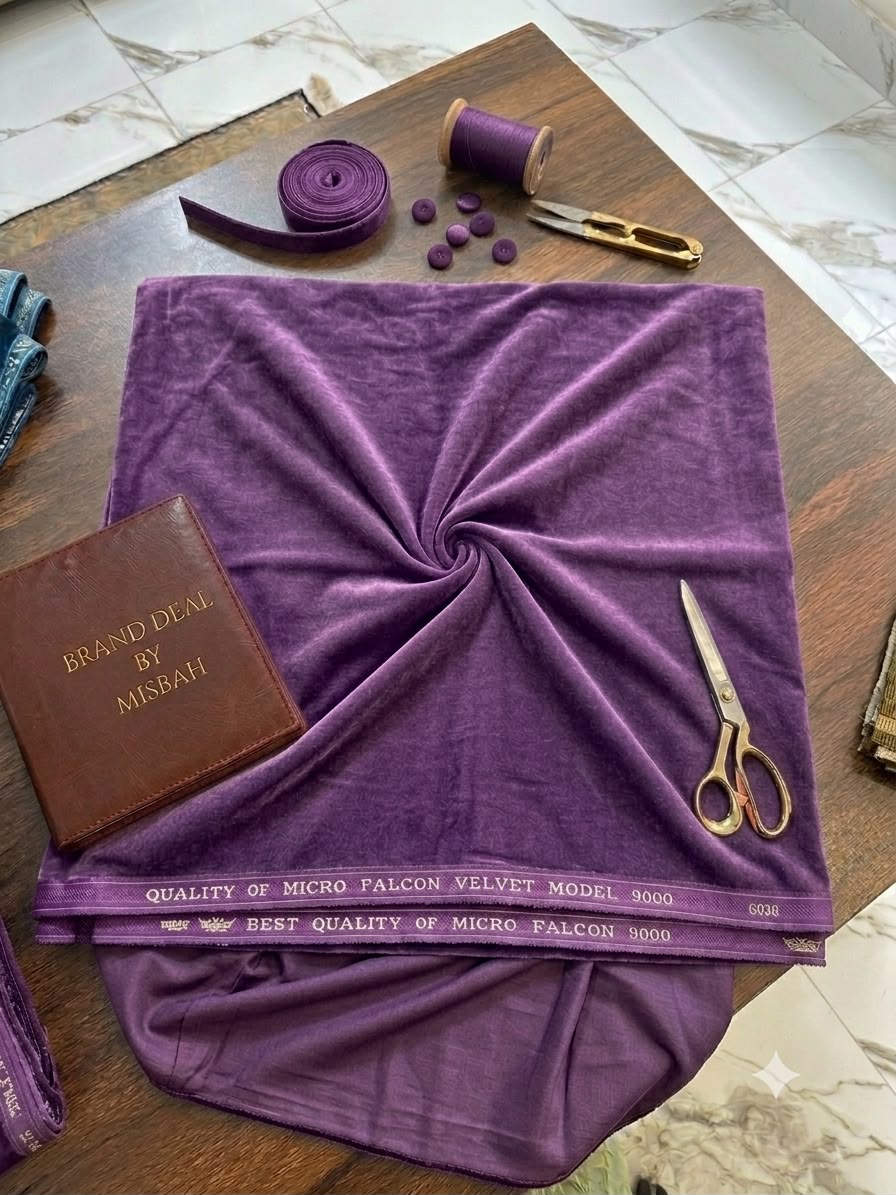 Light purple 9000 micro velvet 2 pc