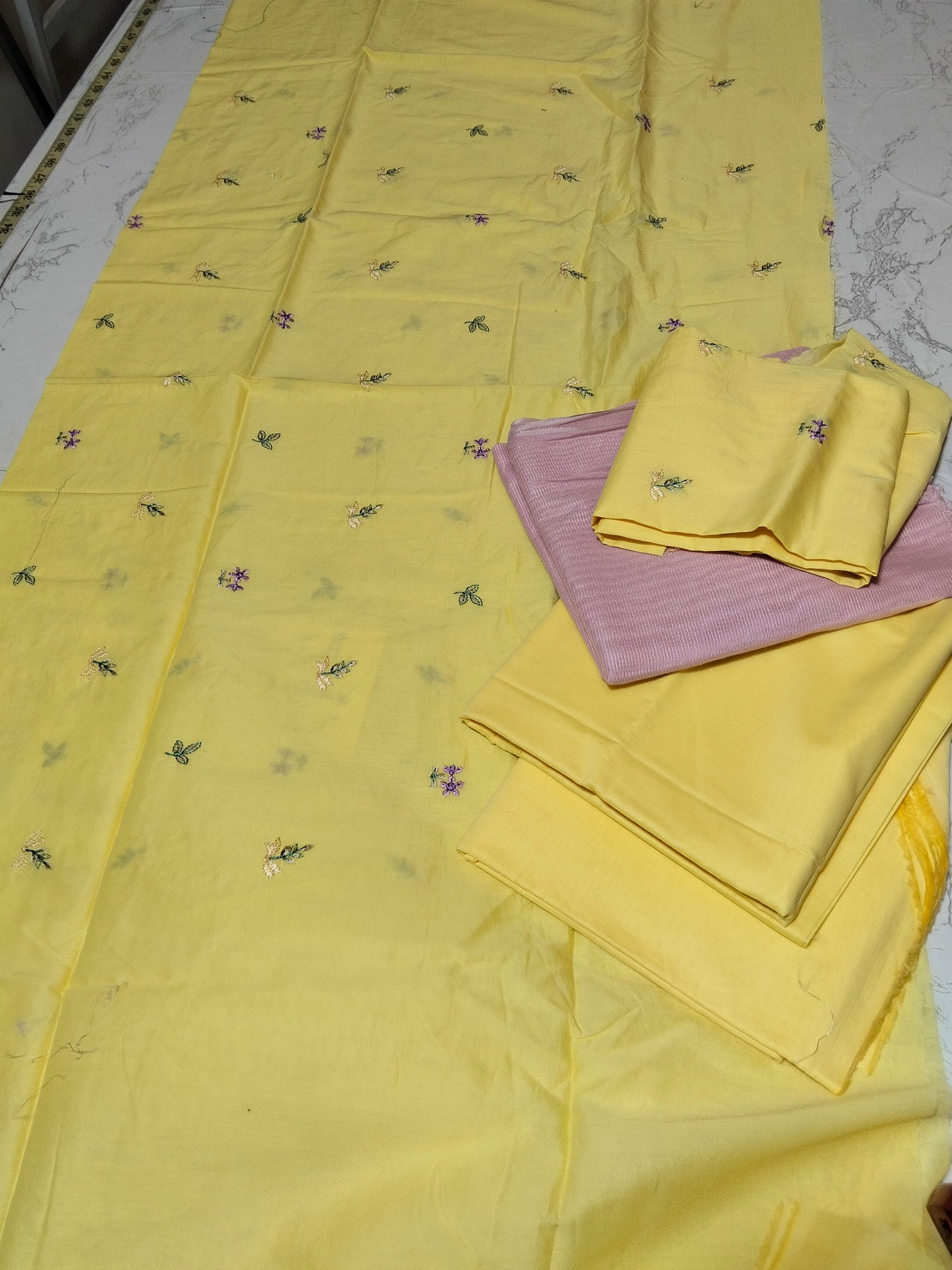 Sale Faiza Faisal Embroidered 3pc with Khadi net Duppta