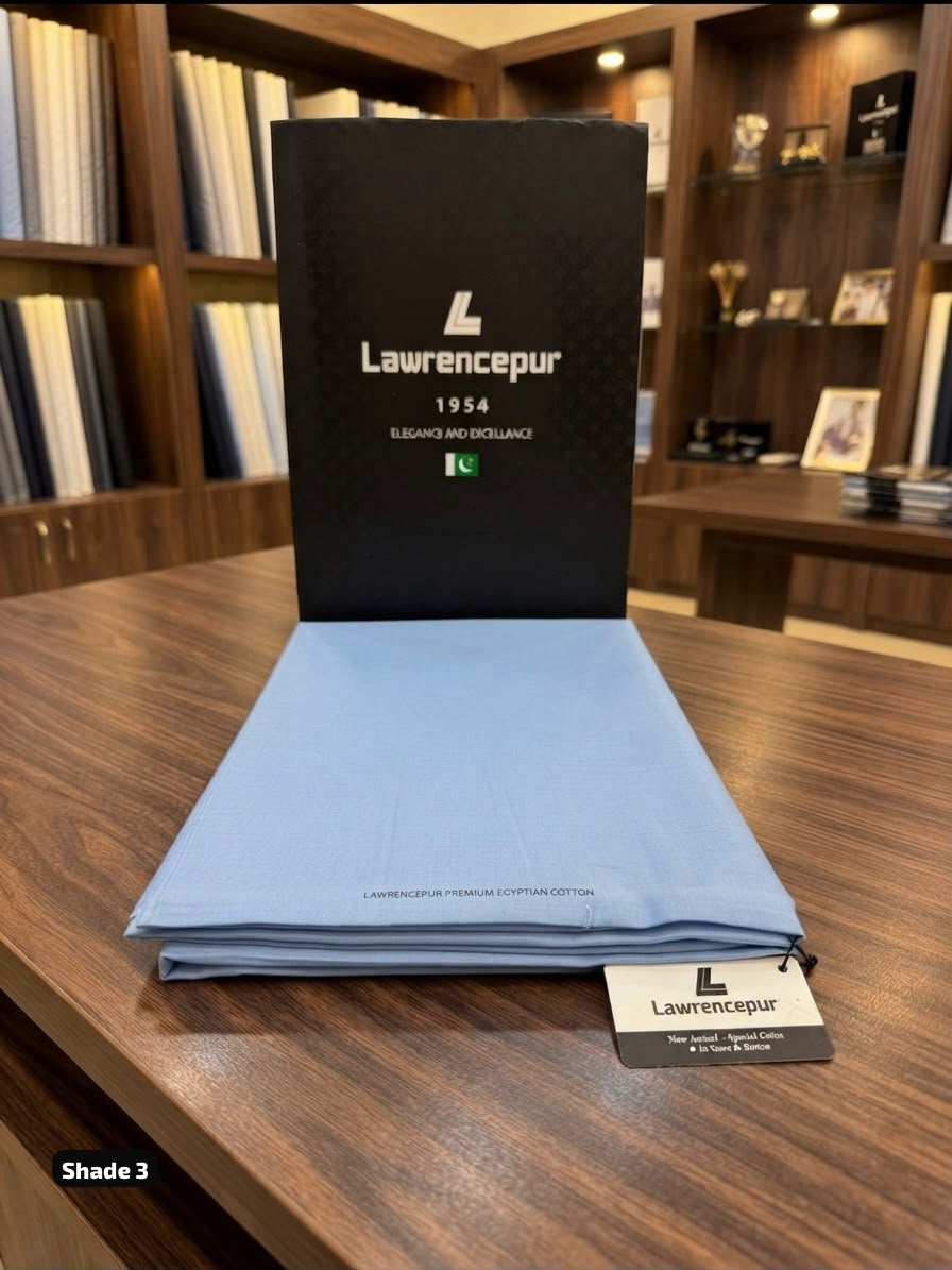 Lawrencepur Premium Egyptian Soft Cotton gents complete suit shade 03