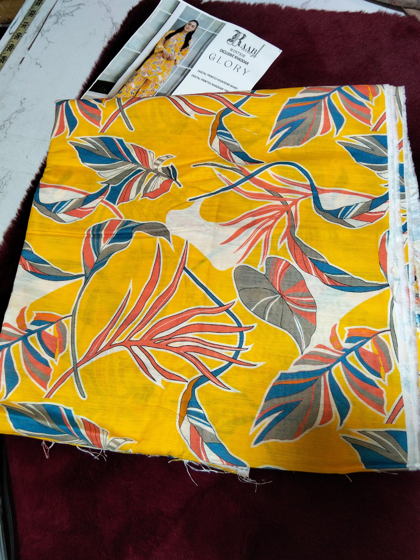 Sale embroided Khaddar 2pc shirt and trouser