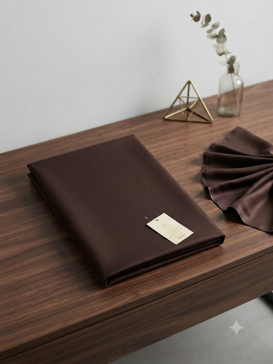 Sapphire leather georget 2pc fabric