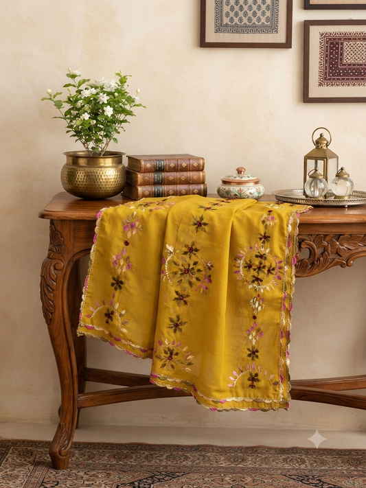 Sale hand embroided shawl embroidery change Ho sakti ha