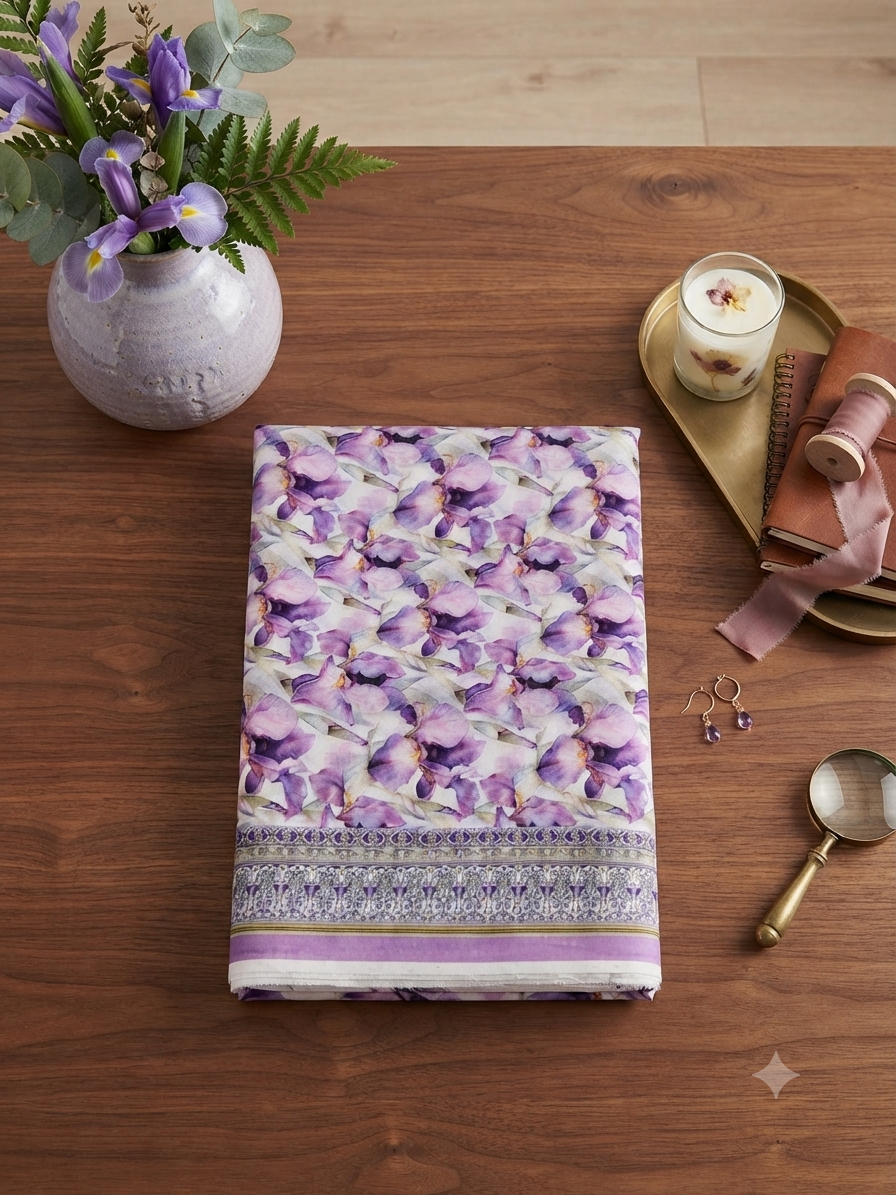Sale Allover printed lawn 2pc shirt and trouser