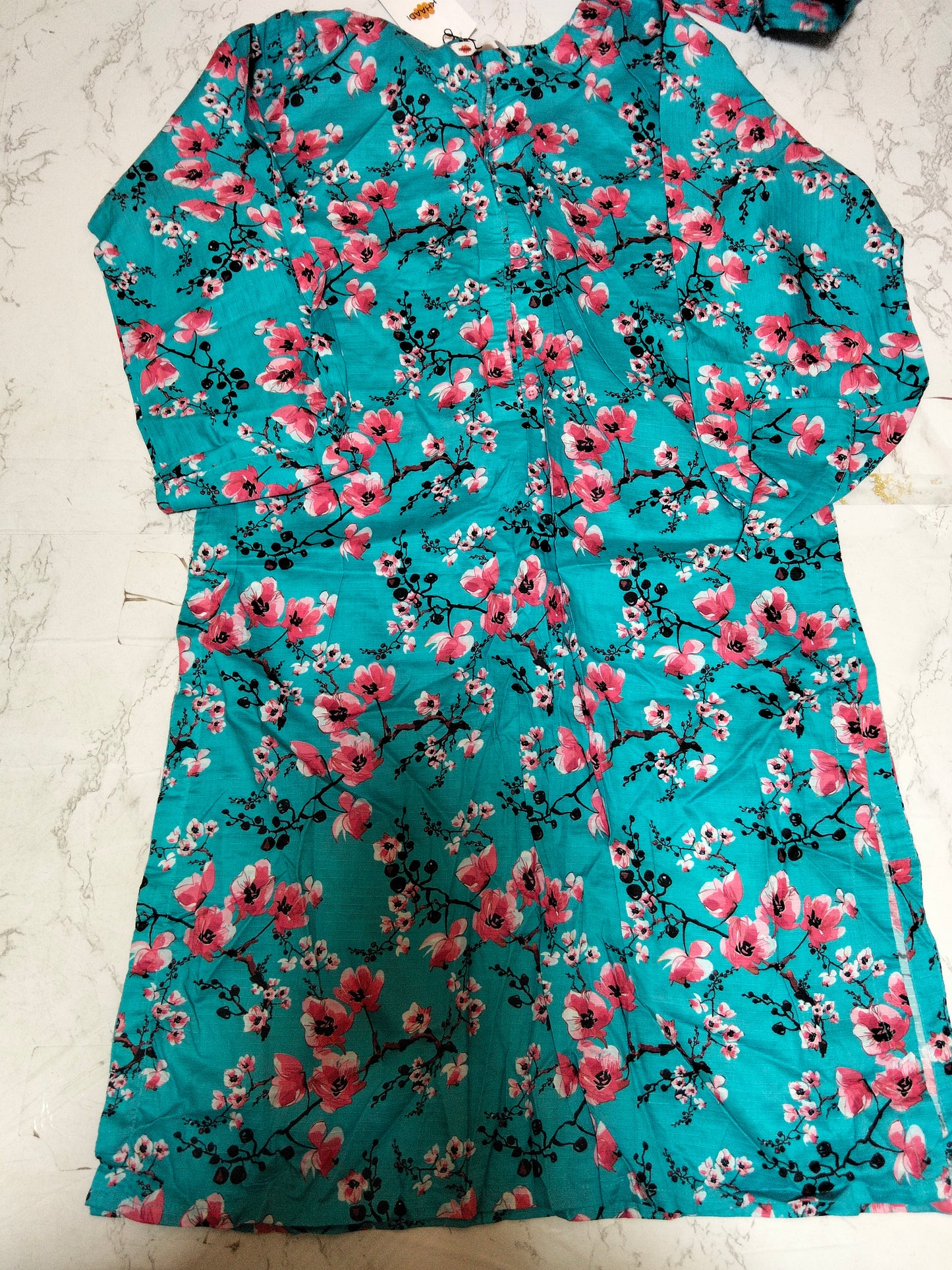 Sale Khadi stitch small 2pc+Breeze pure chiffon dupatta