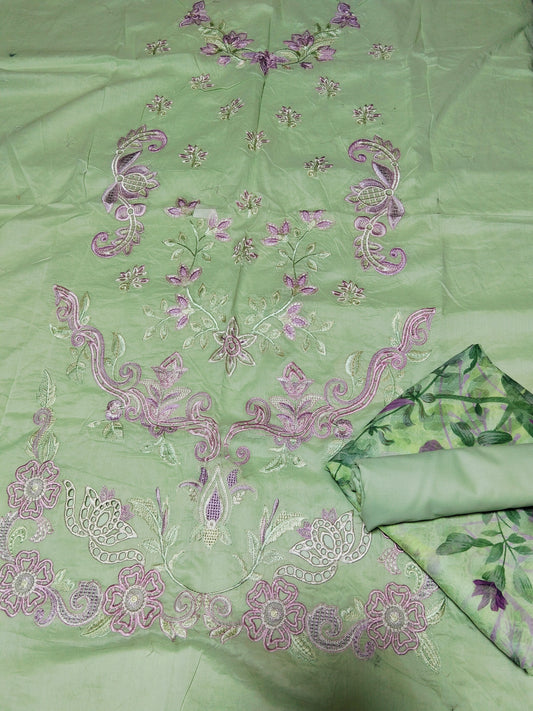 Sale rang rasiya embroided lawn 3pc with out patches