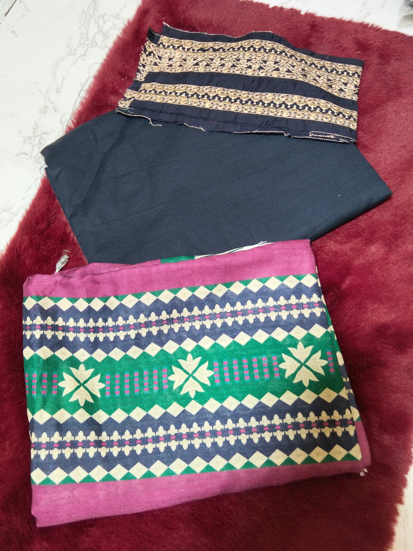 Jazmine by baroque winter 3 pc with patches