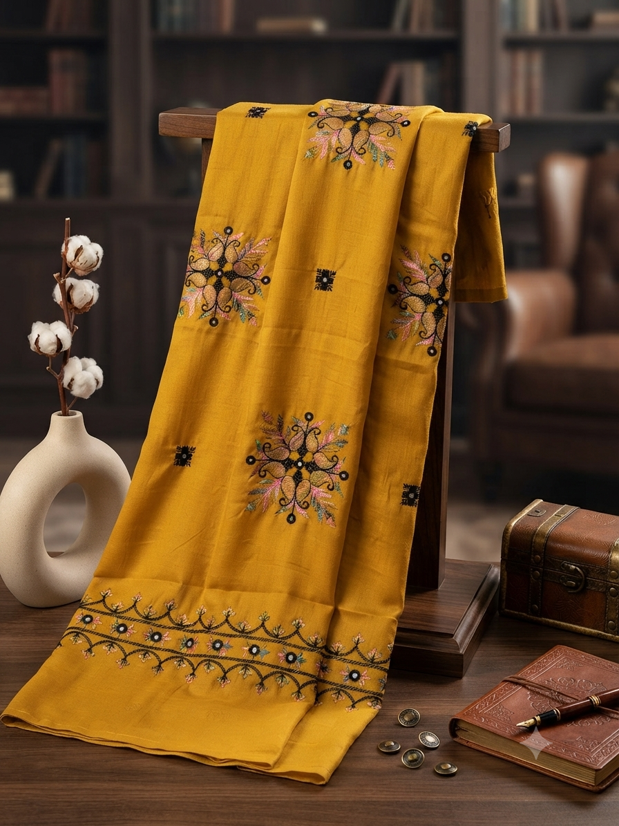 Sale embroided shawl (mirror work)