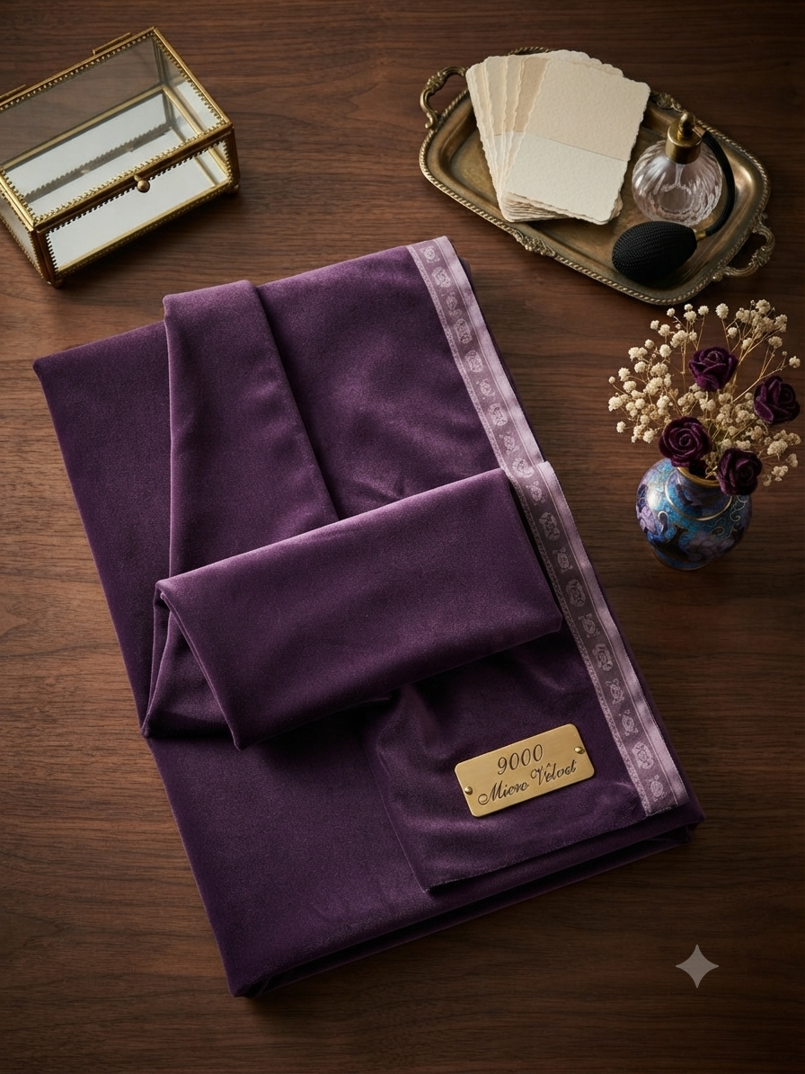 Purple 9000 micro velvet 2 pc
