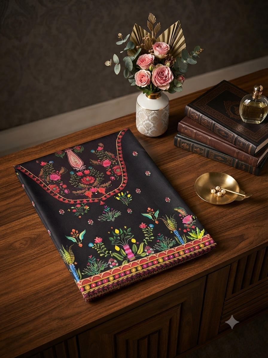 Sale nureh printed silk 2pc