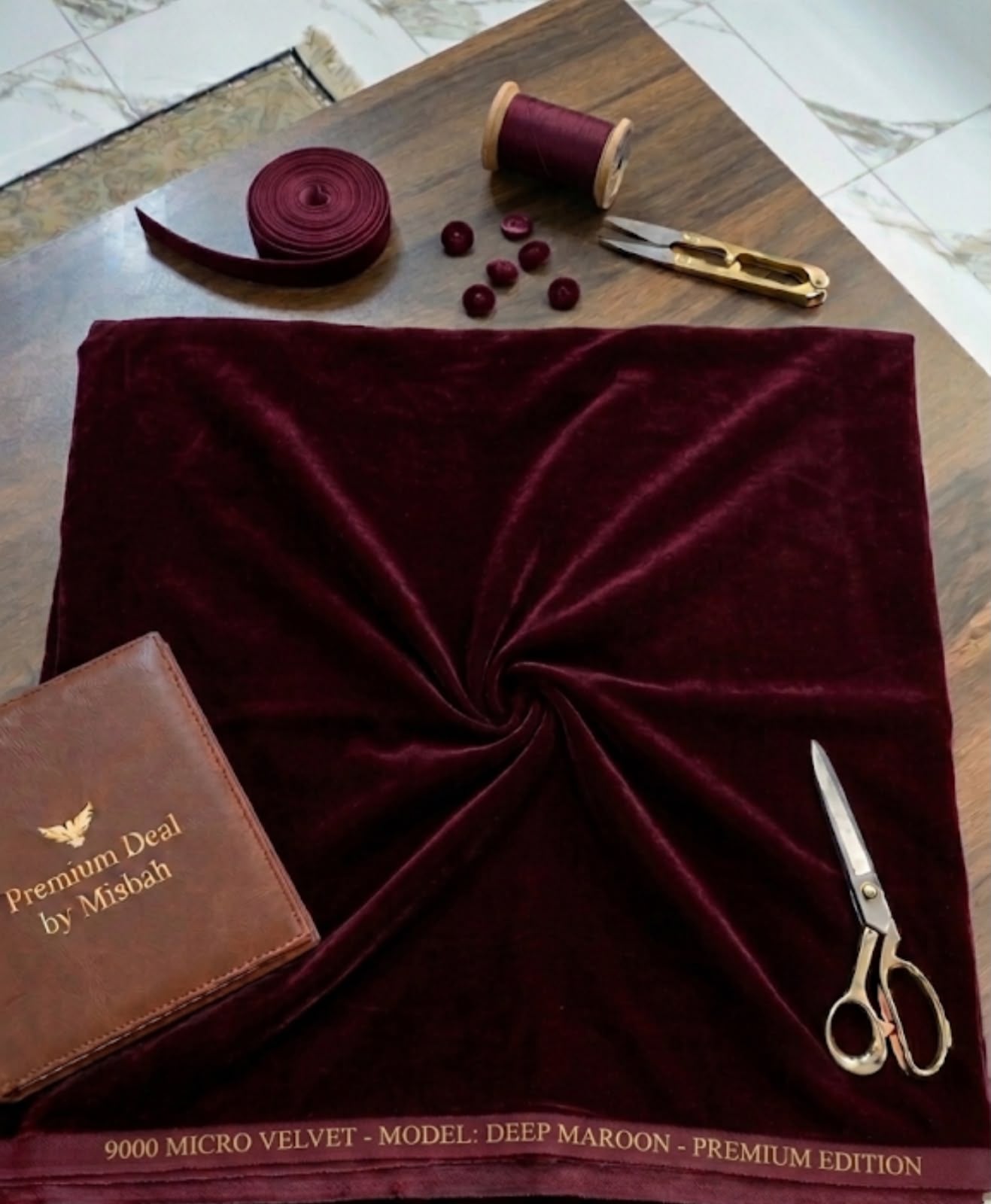 Mehroon 9000 micro velvet 2 pc