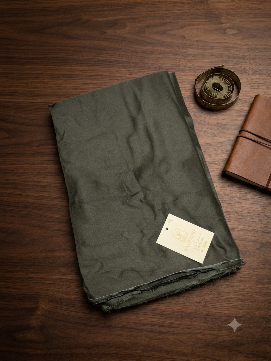 Sapphire leather georget 2pc fabric