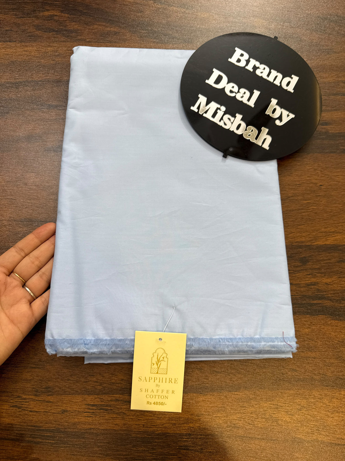 💯 percent original sapphire pure premium cotton 4 season 2 pc fabric