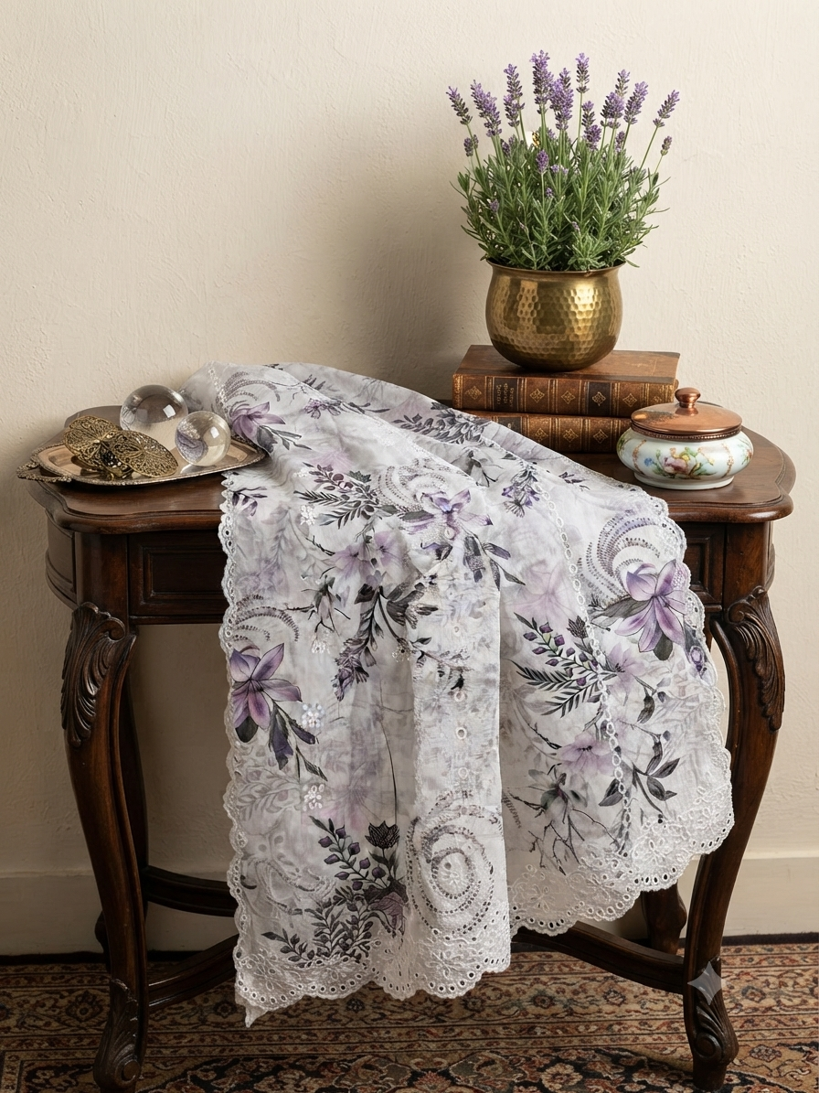 Sale lawn chicken Kari embroided shawl