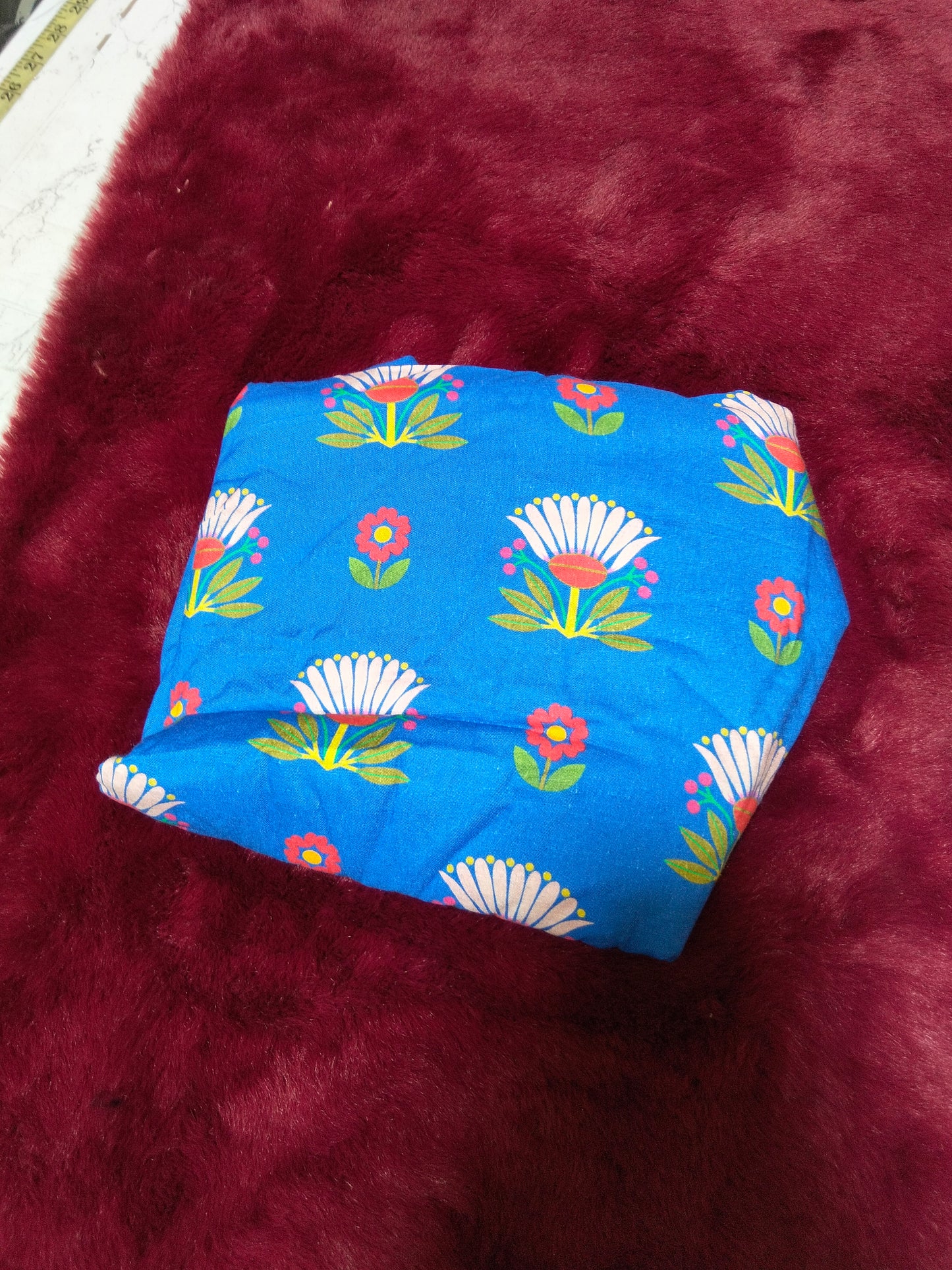Linen winter printed 2pc
