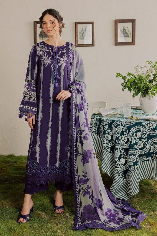 Nureh gardenia luxury embroidered 3pc