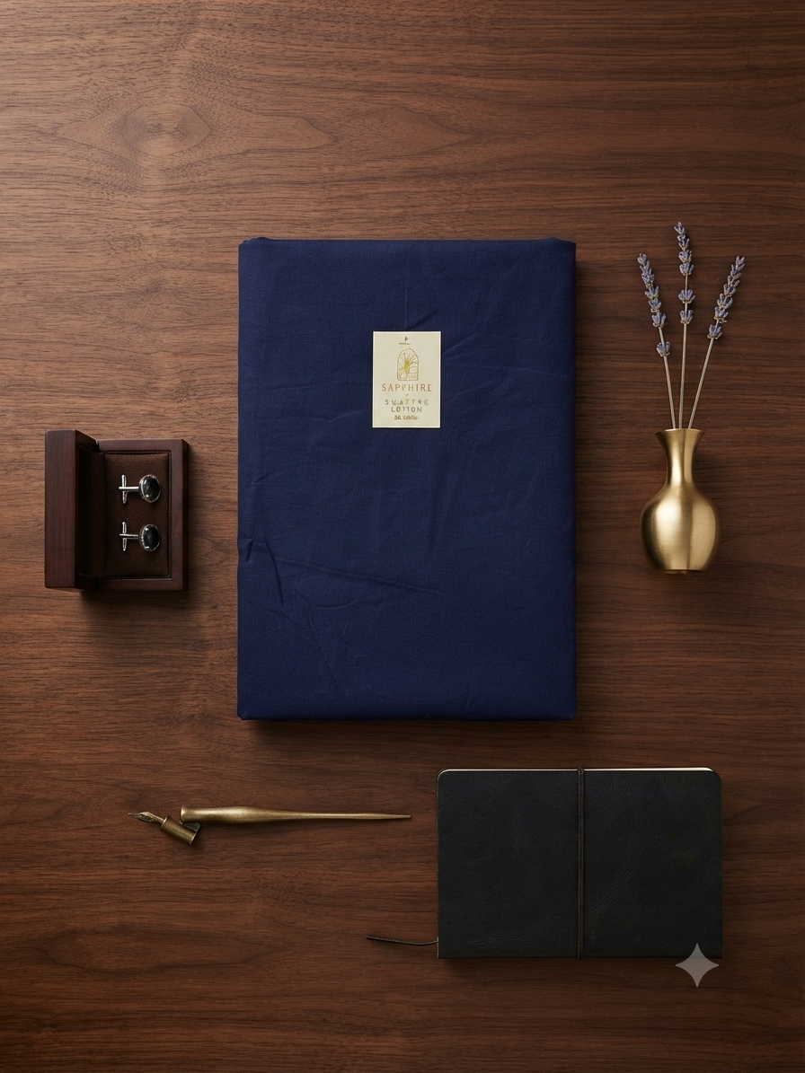 Sapphire plain 2 pc cotton khaddar fabric