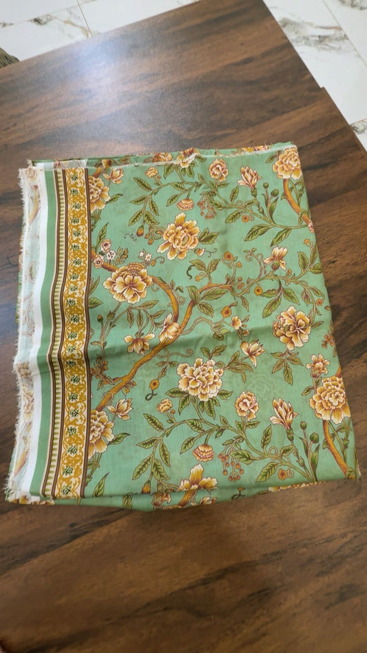 Allover premium printed lawn 2pc with side border