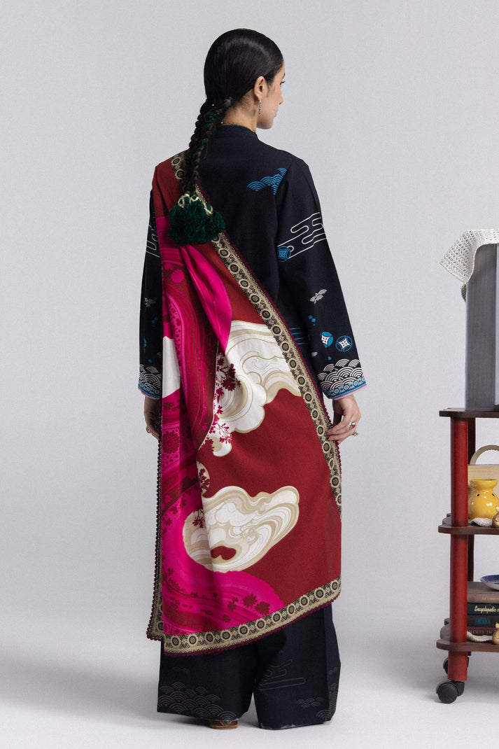Coco prints by Zara shahjhan HANA -2A printed linen 3pc